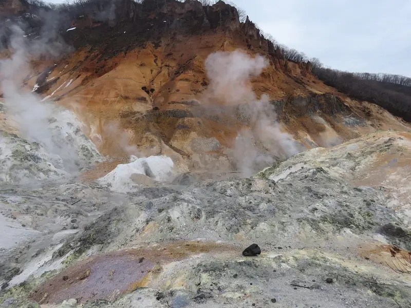 Noboribetsu. Hell Valley.